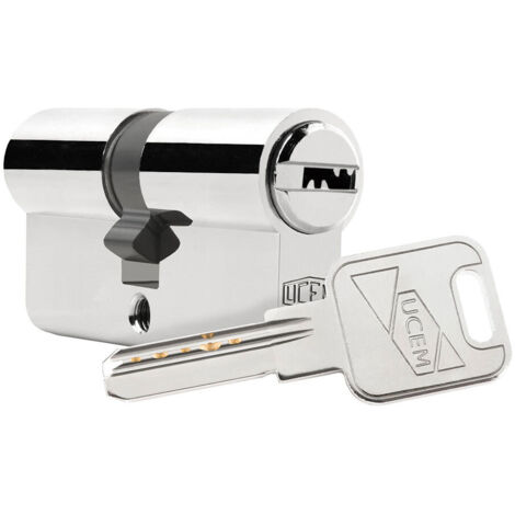 Cilindro de seguridad UCEM 2000s2ln3333ll Europeo Leva Larga 33 x 33 mm Latón