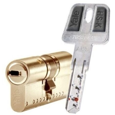 Cilindro de seguridad Yale HS K Latón35x35 Latón