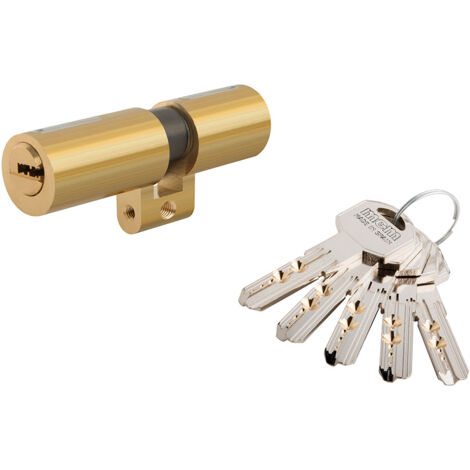 Cilindro di sicurezza MCM profilo svizzero 33-33 Ottone SP:33-33