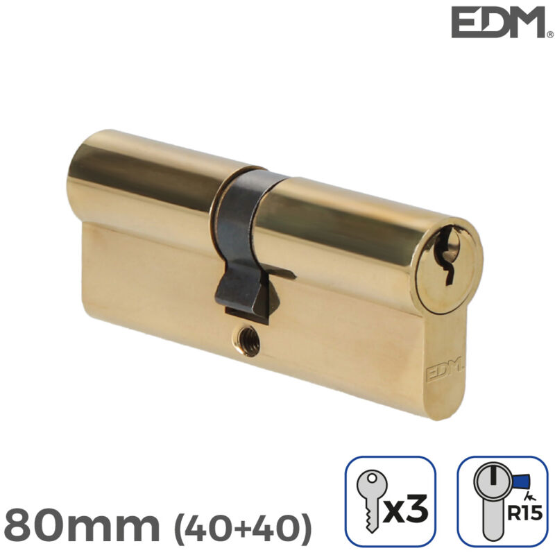 E3/85165 cilindro in ottone 80MM (40+40MM) camma