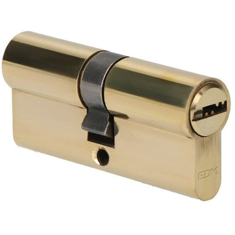Cilindro in ottone 70mm (35+35mm) R13 Camma corta con 5 chiavi di sicurezza incluse EDM