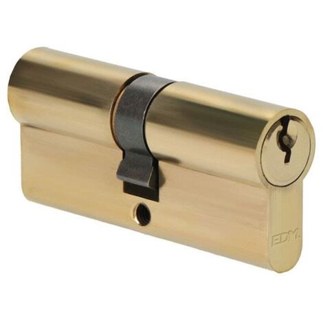Cilindro in ottone 70mm (35+35mm) R13 Camma corta con 3 chiavi seghettate incluse EDM