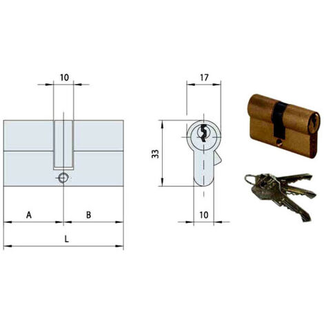 Cilindro Inf. 69,0-34,5-34,5 Sx 0G300-13-0 Cisa