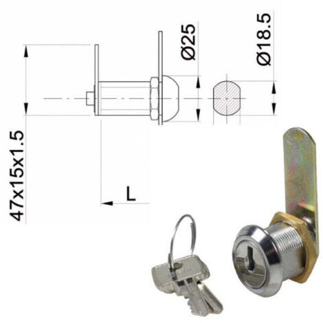 Cilindro Levetta de 15 mm Ibfm