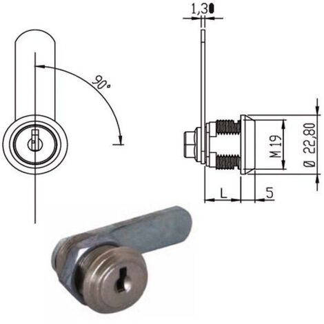 Cilindro Levetta de 20 mm 165580 Omr