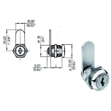Cilindro Levetta de 20 mm 2651 Meroni
