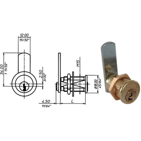 Cilindro Levetta Mm 16 2151 Meroni