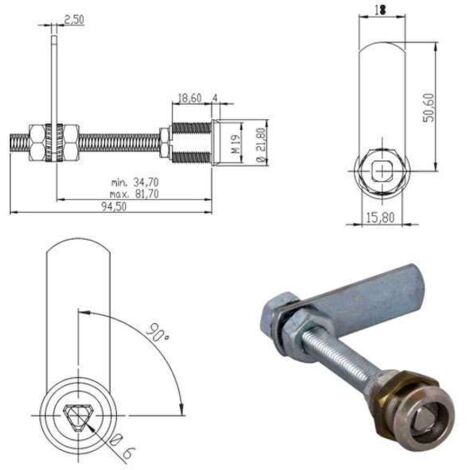 Cilindro Levetta Mm 20 Triangolo 160500 Omr