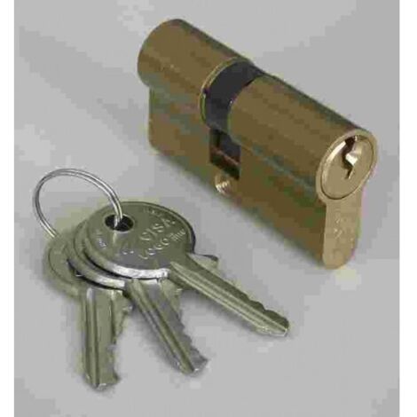 CILINDRO LOGO STD 30X45 NIQUELAD - CISA