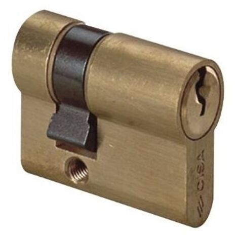 Cilindro Mezzo da Infilare Sagomato Cisa 0G304.03 Misura 49,5mm 40/10mm Nichelato