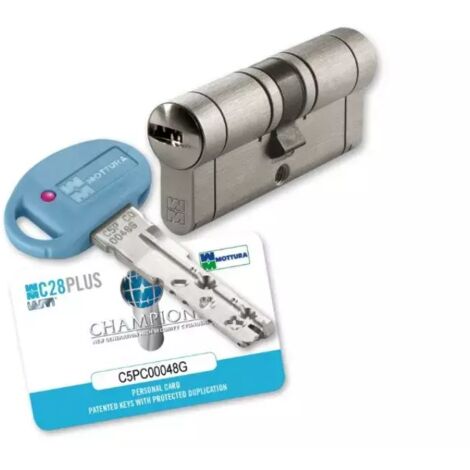 CILINDRO MOTTURA C28 PLUS (NEW)  A 72 - B 31 - C 41 mm.