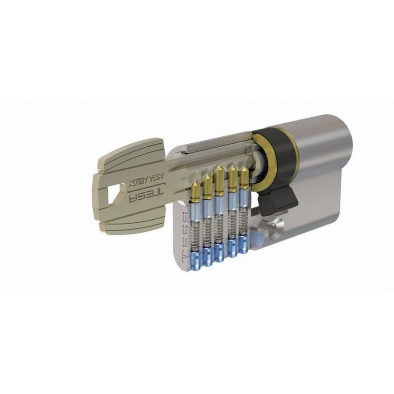 Cilindro nichelato TE5 Tesa 90mm (30+60)