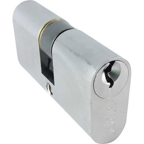 Cilindro Ovale 2302 Ibfm Ottone - Chiavi 3 - Mm 60 30+30 Ka - 2 Pz