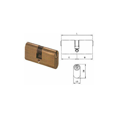 CILINDRO OVALE 80   40/40