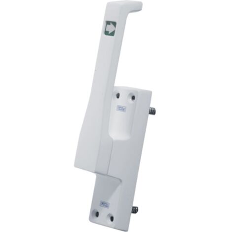 Cilindro per porta.970 DIN lunghezza 50 mm, barra rotonda bianca da 10 mm