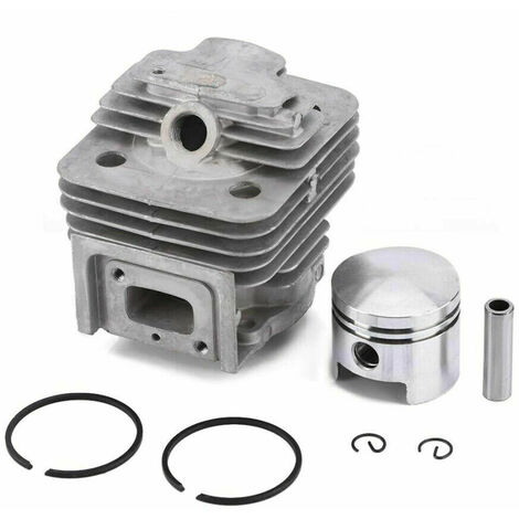 Cilindro pistone decespugliatore trivella 52CC con fasce spinotto guarnizione 18