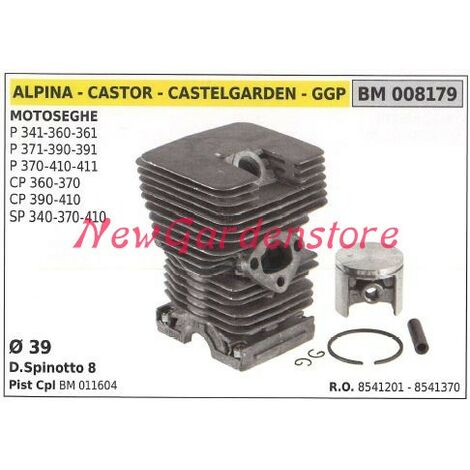 Cilindro pistone segmenti ALPINA motore motosega P341 360 361 371 390 008179