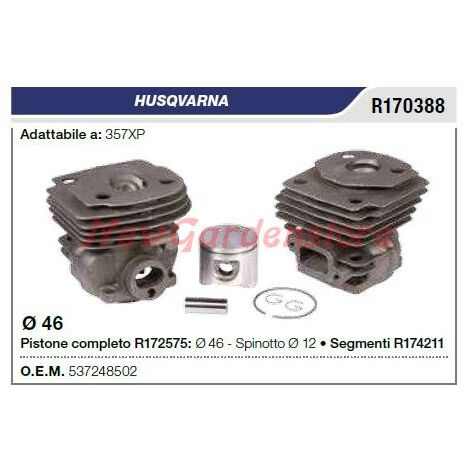 Cilindro pistone segmenti HUSQVARNA motosega 357XP 537248502