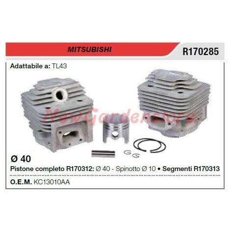Kit Cylindre Et Piston Maruyama 420 Pour Débroussailleuse - Référence R170399, Neuf