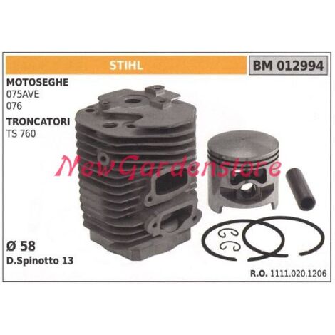 Cilindro pistone segmenti STIHL motore motosega 075AVE 076 012994
