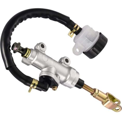 Cilindro principale del freno posteriore con serbatoio di ricambio per moto da cross ATV e pit bike cinesi da 50 cc, 70 cc, 90 cc, 110 cc e 125 cc.