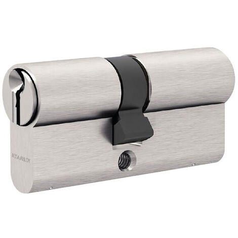 CILINDRO PROFILATO DOPPIO SERIE 'GEMMA' MM 22,5+10+45 = 77,5 (27,5+50) OTTONE