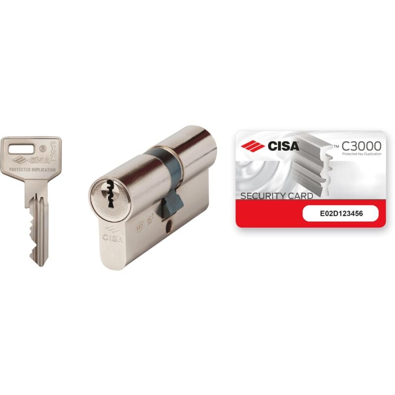Cisa - cilindro pe C3000 40/30 C/3 chiavi