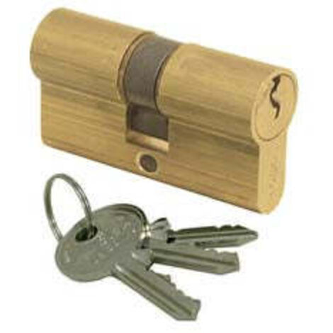CILINDRO SAGOMATO 08011 LOGO • OTTONE CHIAVI 3 MM 50 25+25