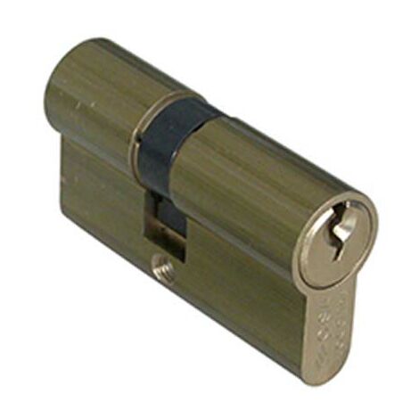 Cilindro sagomato 08011 logo ottone chiavi 3 mm 80 40+40 Logo cisa