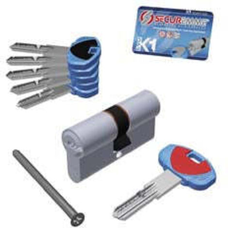 CILINDRO SAGOMATO 'EVO K1' SECUREMME 90 mm (25+10+55)
