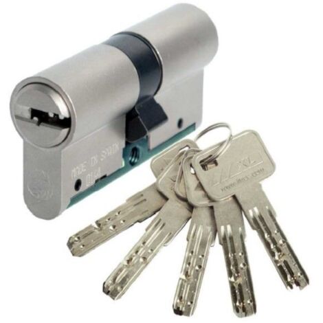 Cilindro Seguridad  30X30Mm C6 Niquel Leva Larga Lince