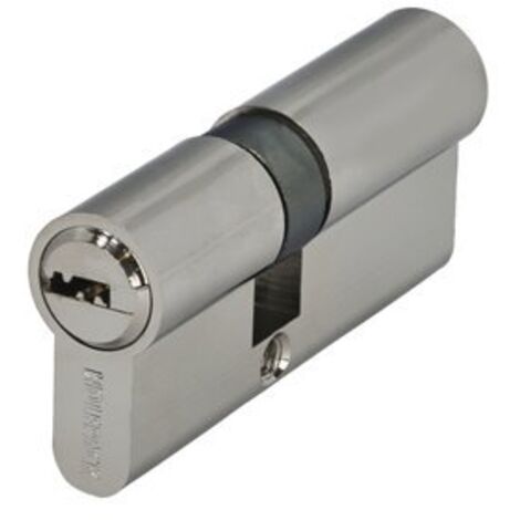 Cilindro Seguridad 30x40 mm/13,5 Leva Corta Niquelado Con 5 llaves