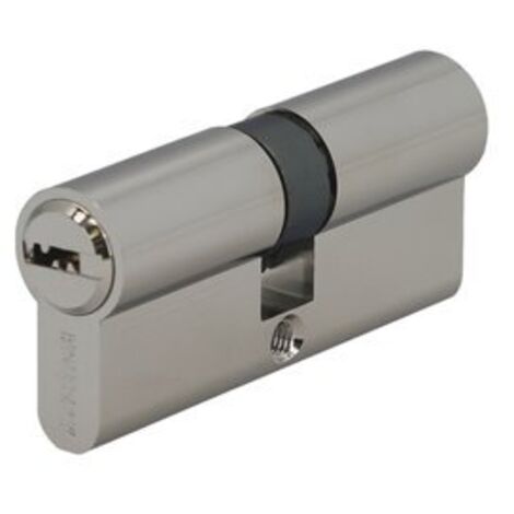 Cilindro Seguridad 35x35 mm/13,5 Leva Corta Niquelado Con 5 llaves