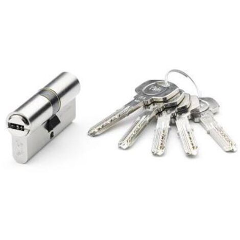 Cilindro seguridad TESA 30x60 niquel doble embrague YL6