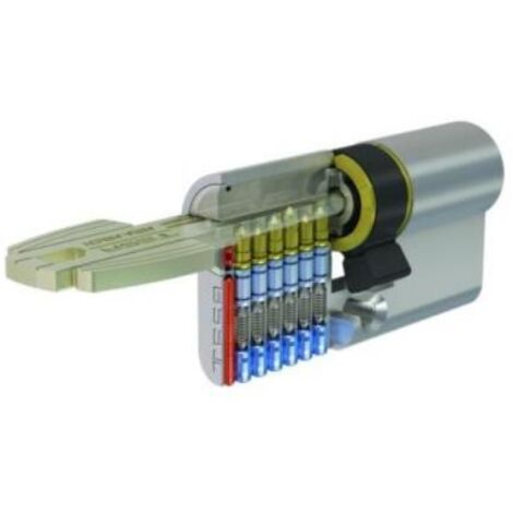 Cilindro seguridad TESA M650/30/40L leva corta