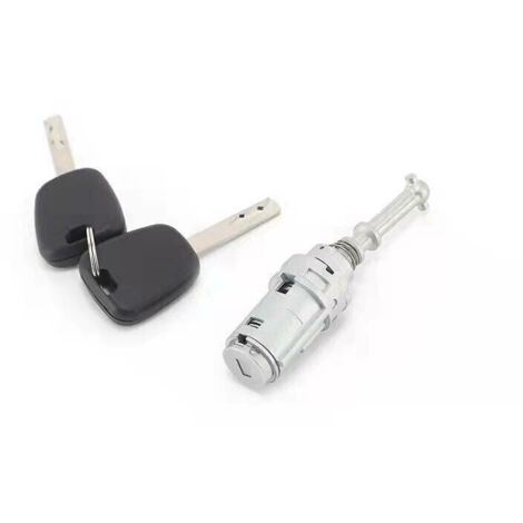 Cilindro serratura porta sinistra, 2 chiavi, adatto per cilindro serratura porta Citroën C2 C3, cilindro serratura porta Triumphal, ricambi auto