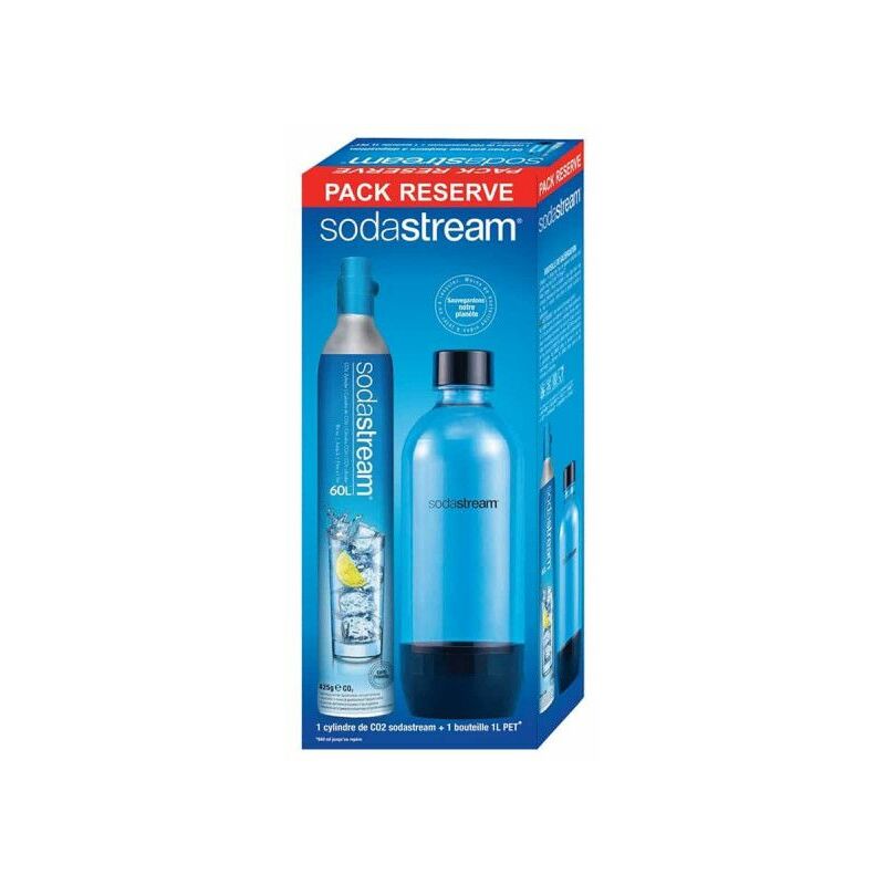 

Cilindro CO2 60L - 1 botella PET 1L - 3011081 - Rouge - Sodastream