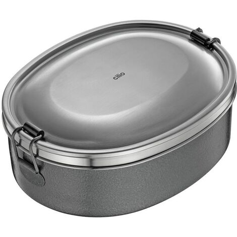 Cilio Lunch Box MONTE oval, anthrazit