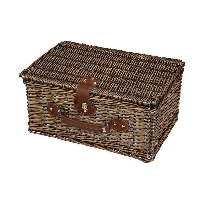 Panier pique-nique Lenno brun - Cilio