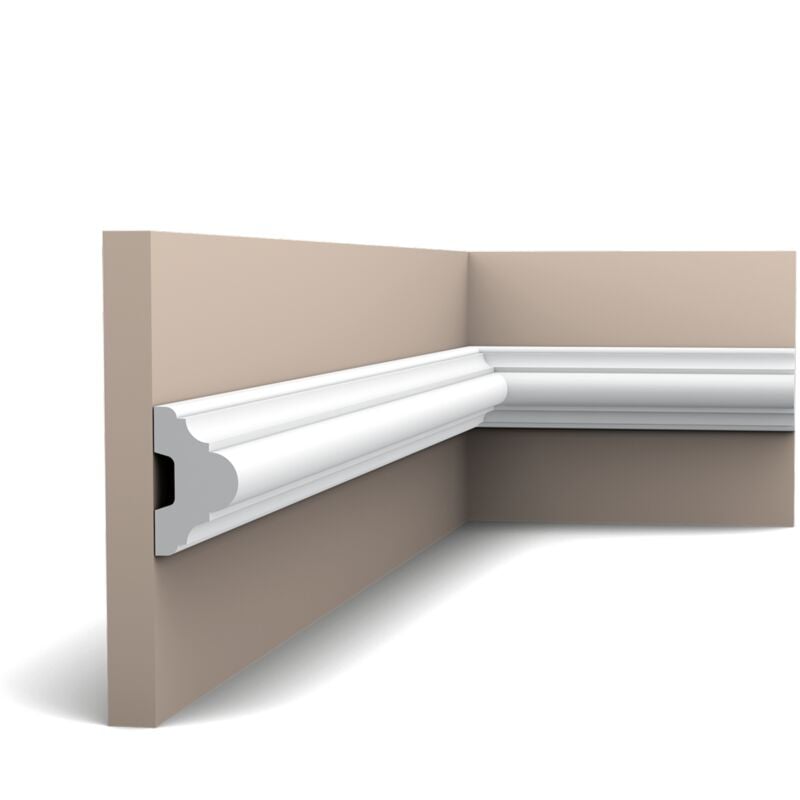 P4020 Cimaise murale Orac Decor - 5x3x200cm (h x p x l) - moulure décorative polyuréthane a l unité