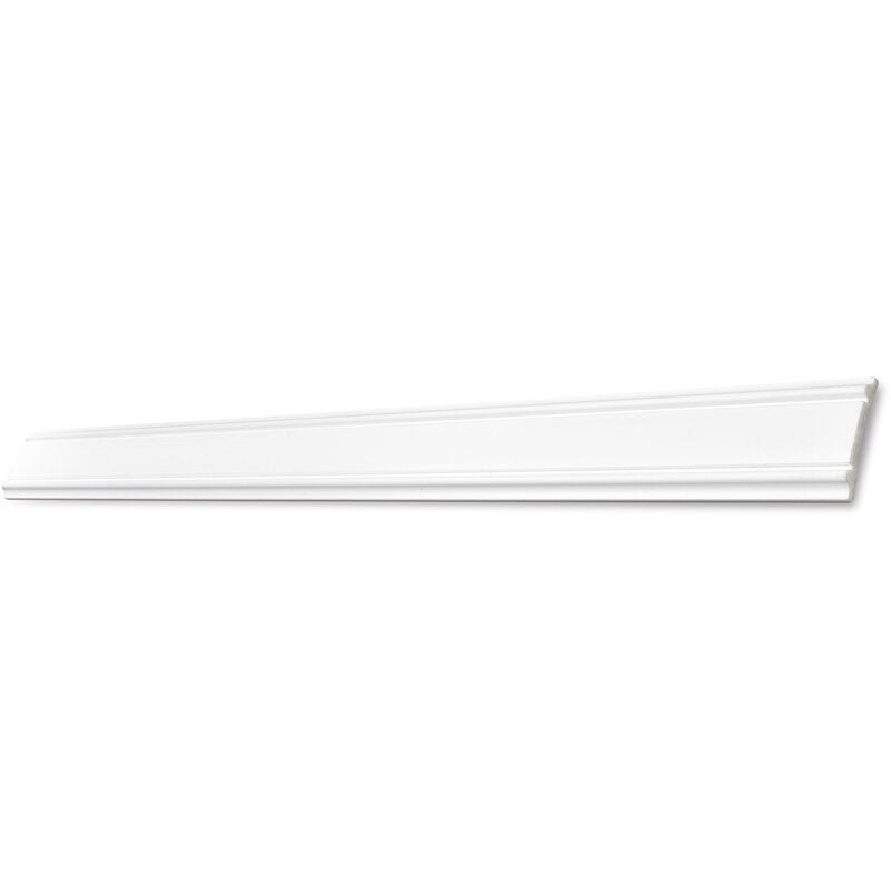 Cimaise Marianne - polystyrène extra dur - blanc - 48 mm - long. 2 m - 5 pces (=10 m) - Decosa
