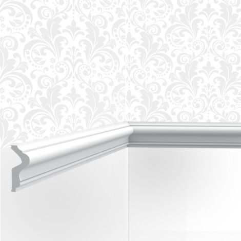 Cimaise , Moulure Cimaises et Plus M01 - 4x1,5x200cm (h x p x L) - moulure déco