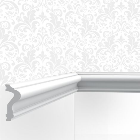 Cimaise , Moulure Cimaises et Plus M02- 6x2,5x200cm (h x p x L) - moulure décor