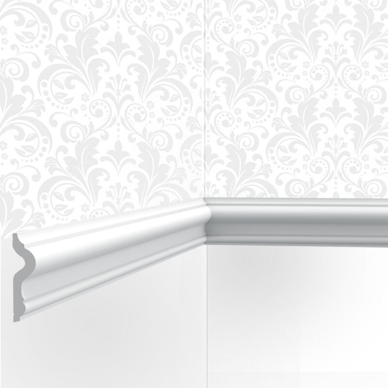 Cimaise , moulure murale M07 Cimaises et plus -7,5x2,0x200cm (h x p x L)