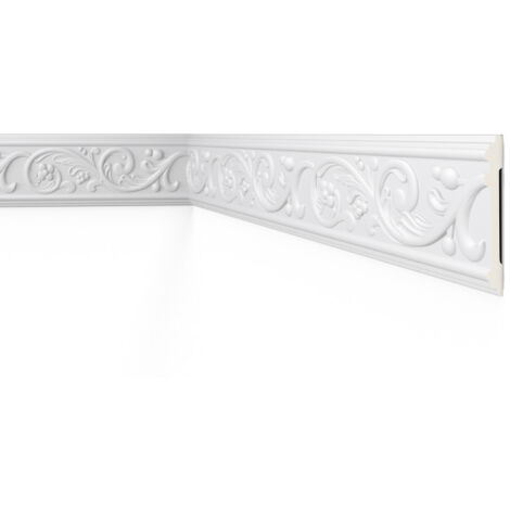 Cimaise NMC Z12 ARSTYL Noel Marquet Profil de décoration design moderne blanc 2 m