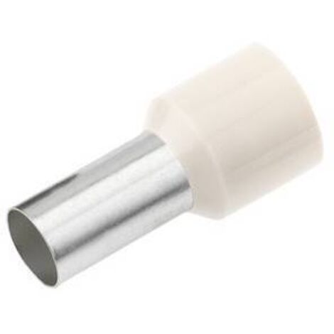 Cimco 18 2201 Capocorda 0.75 mm² Parzialmente isolato Bianco 100 pz.