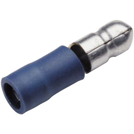 Cimco 180304 Rundstecker  4 mm² 6 mm² Stift-Ø: 4 mm Teilisoliert Gelb 1 St.