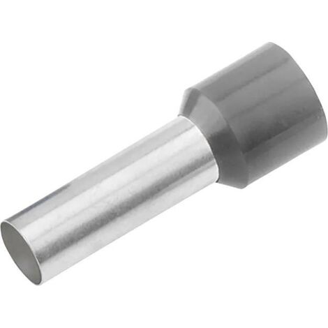 Cimco 187021 Embout simple d'extrémité de câble 4 mm² partiellement isolé gris 100 pc(s)