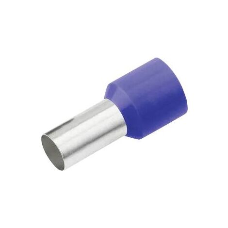 Cimco 187109 Embout simple d'extrémité de câble 0.75 mm² partiellement isolé bleu 100 pc(s) Y013583