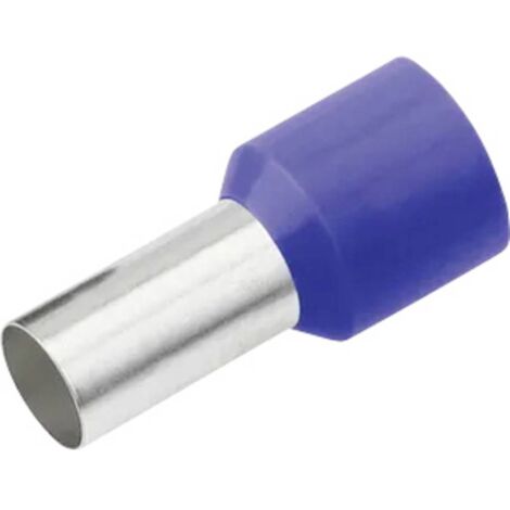 Cimco 187112 Embout simple d'extrémité de câble 0.75 mm² partiellement isolé bleu 100 pc(s) Y013503
